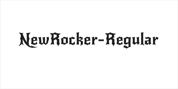 NewRocker-Regular Logo