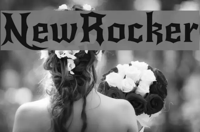 NewRocker Font examples