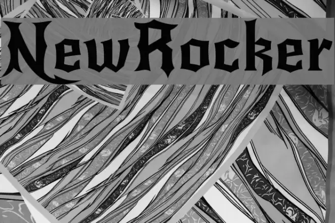 NewRocker Font examples