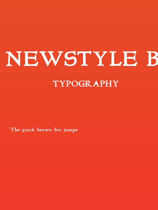 NewStyle Bold Poster