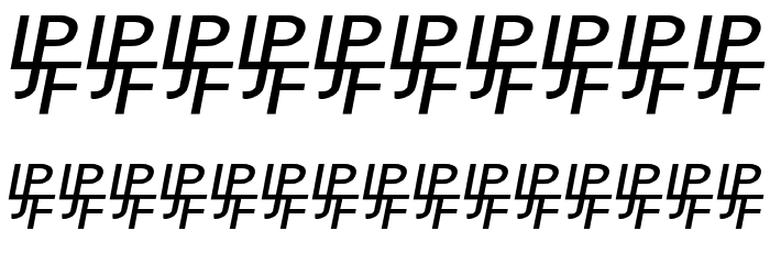 NewStyle Embossed Font OTHER CHARS