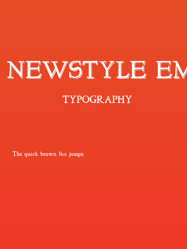 NewStyle Embossed Poster