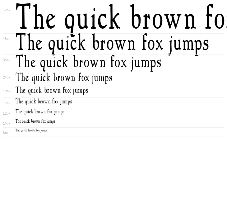 NewStyleCondensed Waterfall