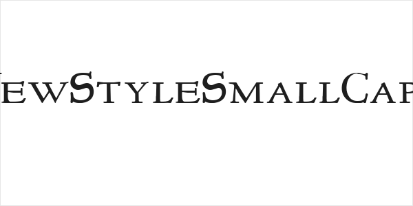 NewStyleSmallCaps Logo