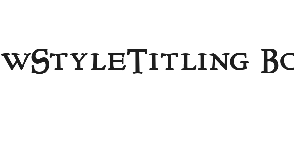 NewStyleTitling Bold Logo