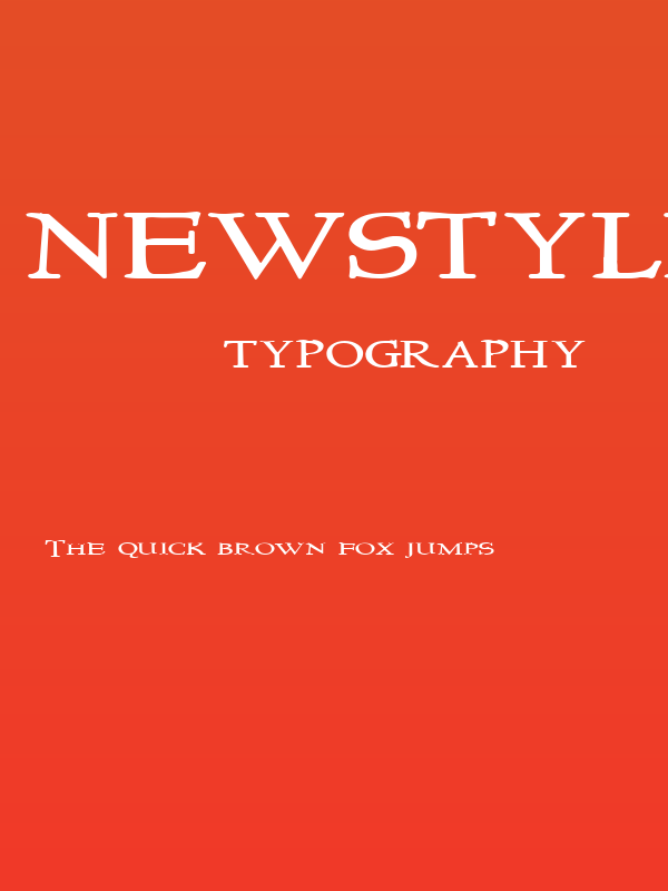 NewStyleTitlingWide Poster