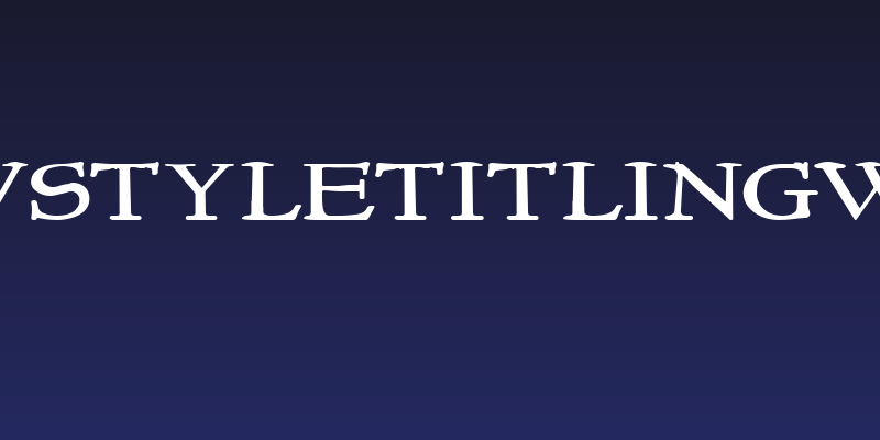 NewStyleTitlingWide Social Header