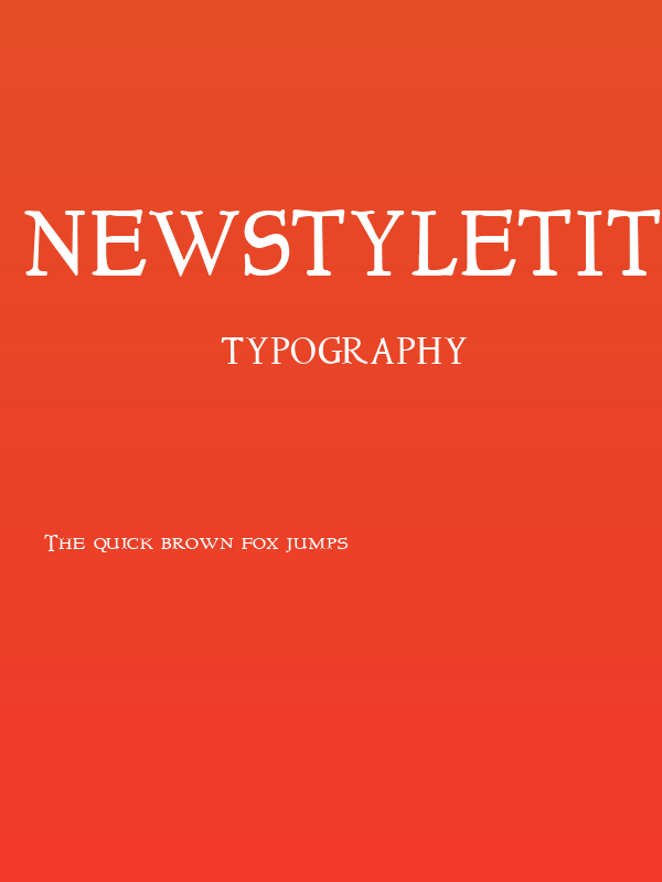 NewStyleTitling Poster