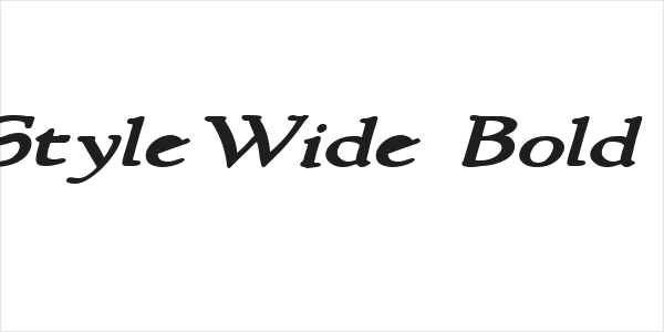 NewStyleWide Bold Italic Logo