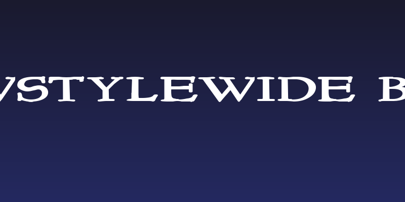 NewStyleWide Bold Social Header