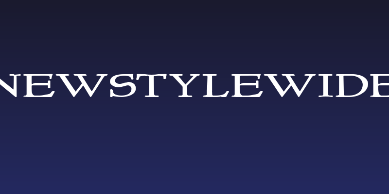 NewStyleWide Social Header