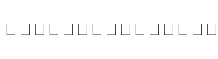 NewSymbolFont11 Font