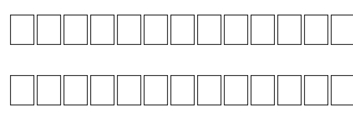 NewSymbolFont15 Font LOWERCASE