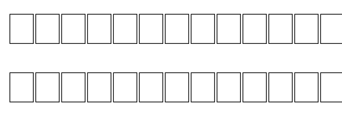 NewSymbolFont18 Font Litere mici