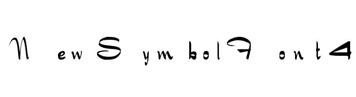 NewSymbolFont4  font caratteri gratis