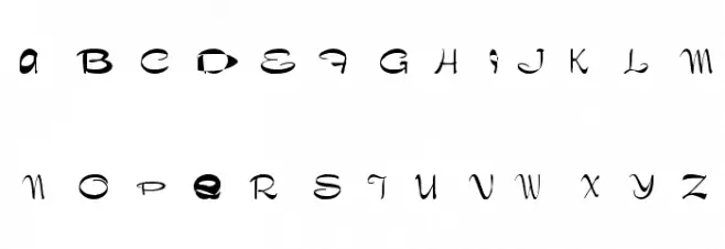 NewSymbolFont4 Fuentes MAYÚSCULAS