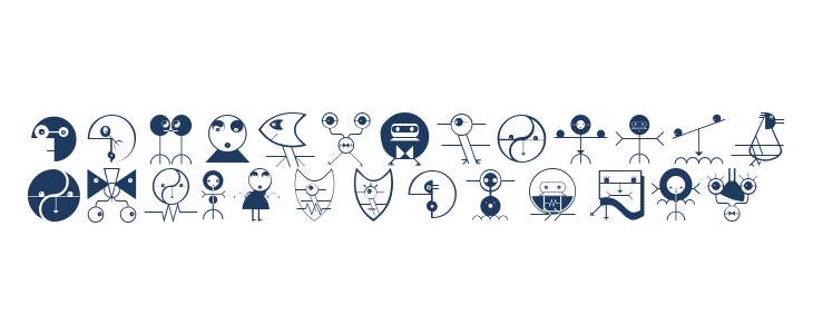 NewTechnoFaces Lowercase