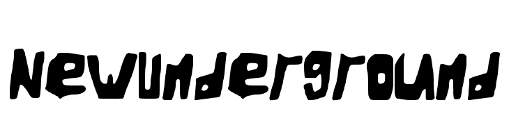 NewUnderground  フリーフォントのダウンロード