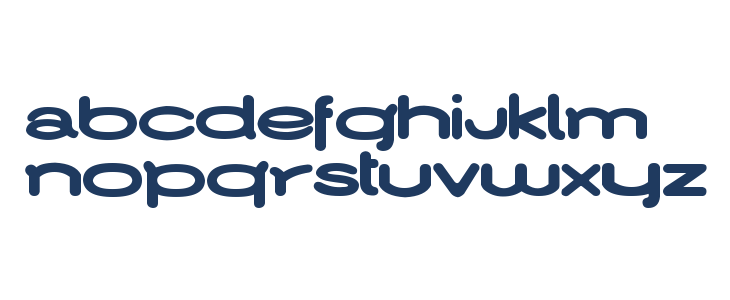 NewUnicodeFont Lowercase