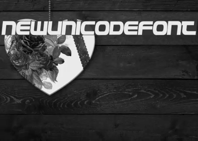 NewUnicodeFont Font examples