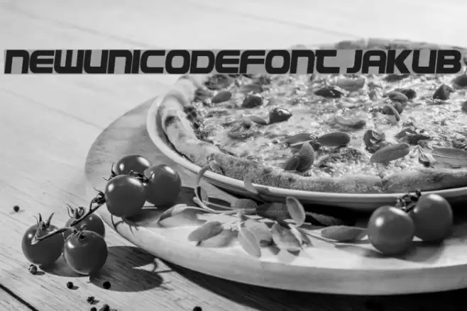NewUnicodeFont Jakub Font examples