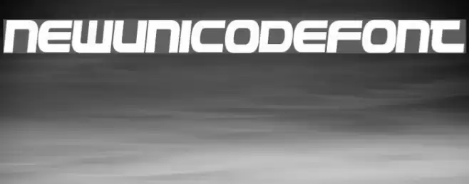 NewUnicodeFont フォント examples