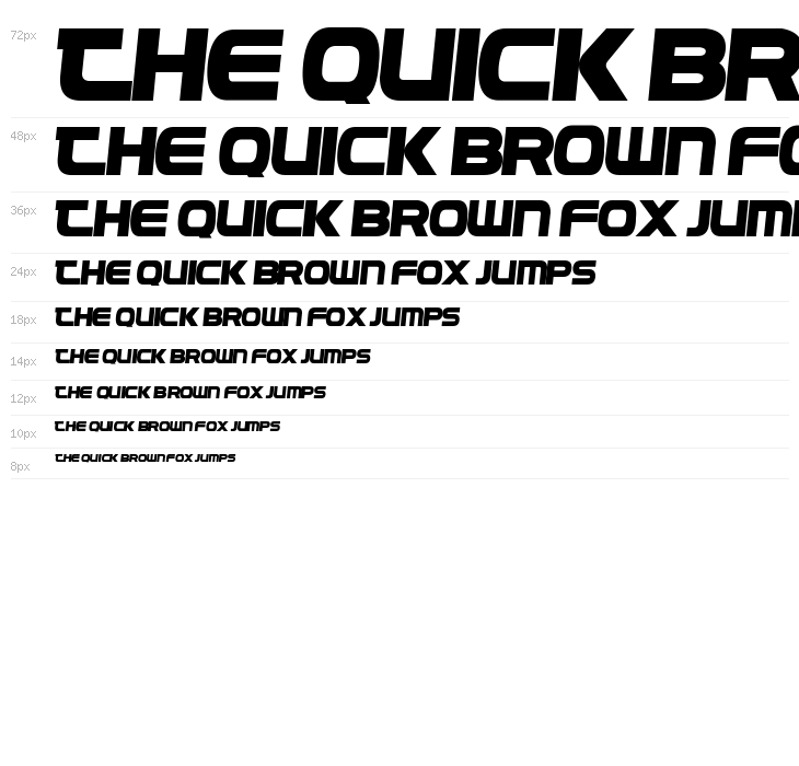 NewUnicodeFont Waterfall