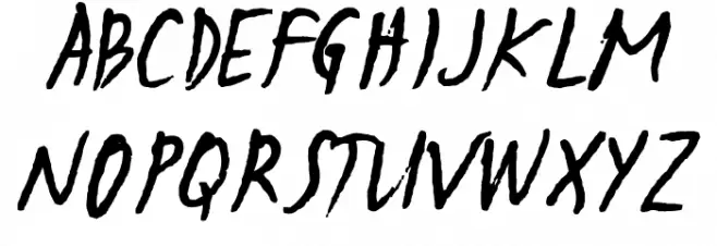 NewWGL4Font Schriftart Groß