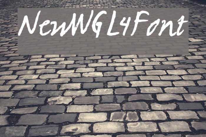 NewWGL4Font Font examples
