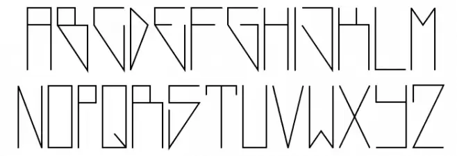NewWorld Schriftart Groß