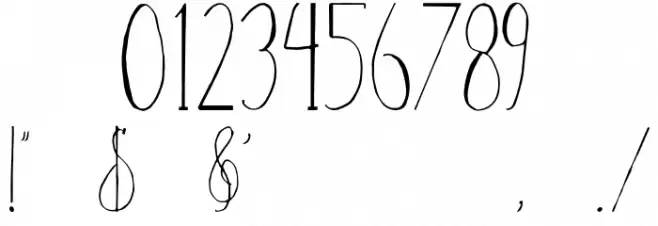 NewYear 2017 Font OTHER CHARS