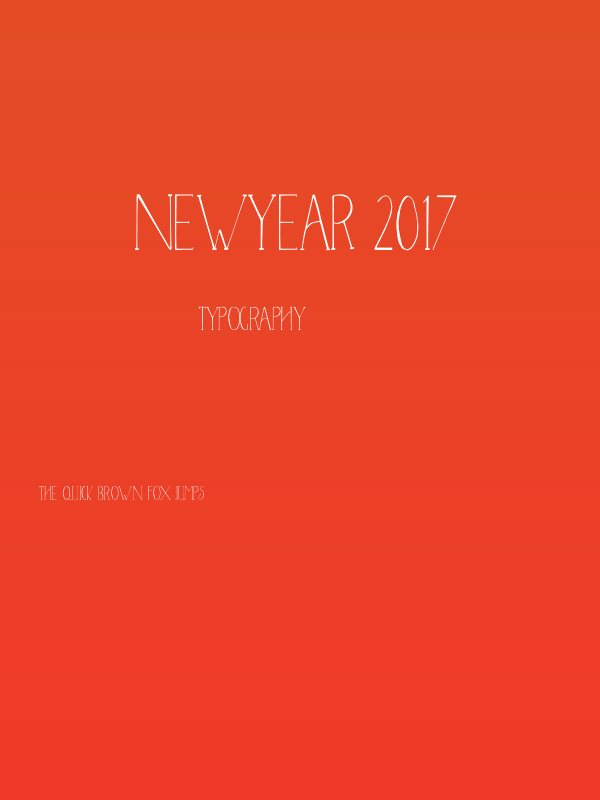 NewYear 2017 Poster