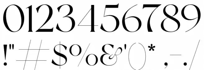 NewYork Font OTHER CHARS