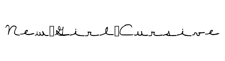 New_Girl_Cursive Schriftart