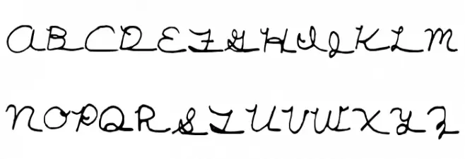 New_Girl_Cursive Fonte MAIÚSCULAS