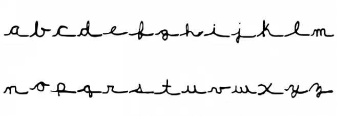 New_Girl_Cursive フォント 小文字