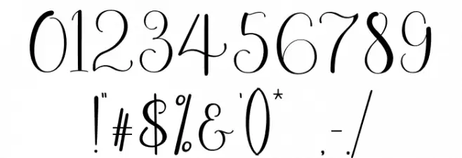 Newark-demo Font OTHER CHARS