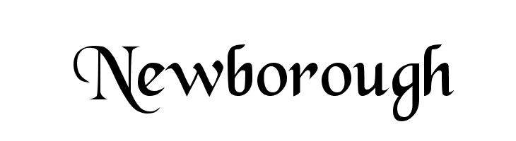 Newborough  フリーフォントのダウンロード