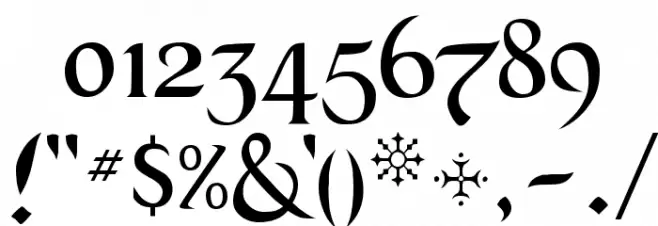 Newborough Font OTHER CHARS