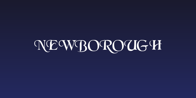 Newborough Social Header