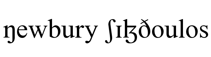 Newbury SILDoulos フォント