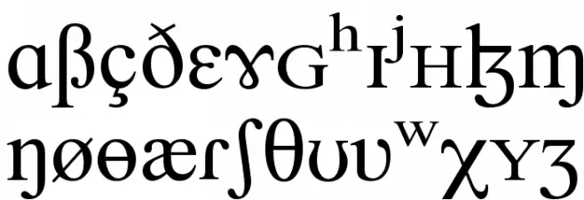 Newbury SILDoulos Font UPPERCASE