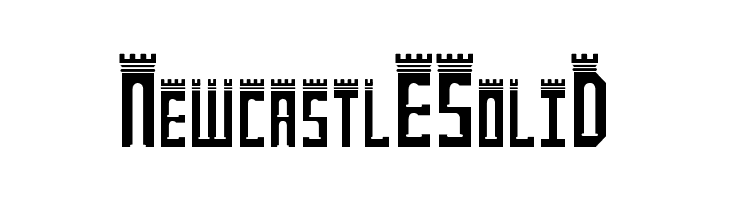 NewcastlE SoliD  font caratteri gratis