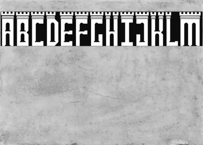 NewcastlE SoliD Font examples