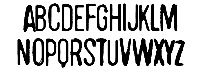 Newcastle Font LOWERCASE