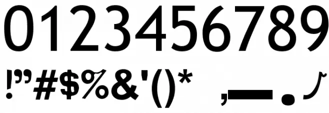 Newcursive Font OTHER CHARS