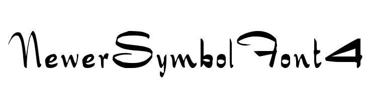 NewerSymbolFont4  Fuentes Gratis Descargar