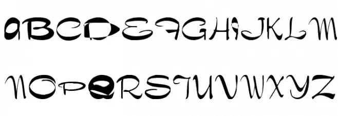 NewerSymbolFont4 Fonte MAIÚSCULAS