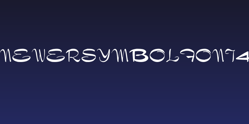 NewerSymbolFont4 Social Header