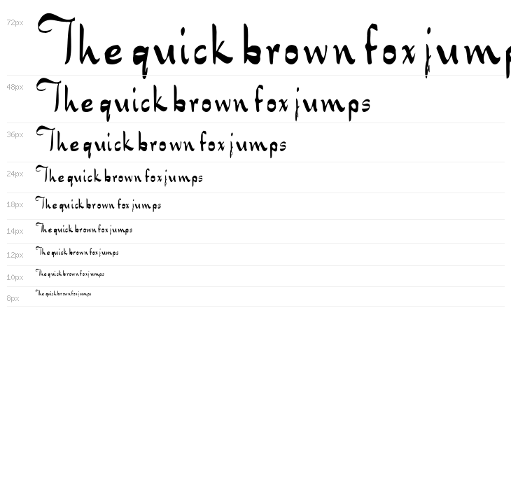 NewerSymbolFont4 Waterfall